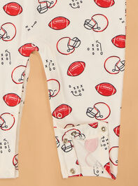Touchdown Time Romper Detail 3 - AS Kids