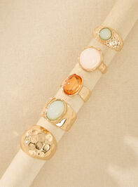 Chunky Stone Statement Ring Set - ALTAR'D STATE KIDS
