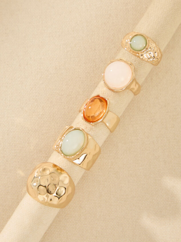 Chunky Stone Statement Ring Set - ALTAR'D STATE KIDS