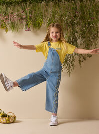 Daisy Dash Toddler Overalls Detail 2 - ALTAR'D STATE KIDS