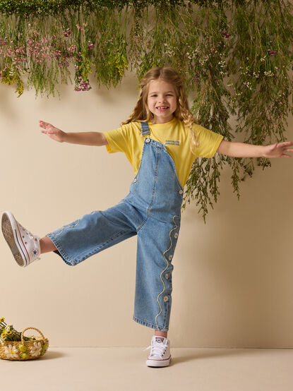 Daisy Dash Toddler Overalls - ALTAR'D STATE KIDS