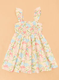 Evie Floral Toddler Dress Detail 2 - ALTAR'D STATE KIDS
