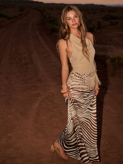 Jasmine Zebra Skirt - AS Kids