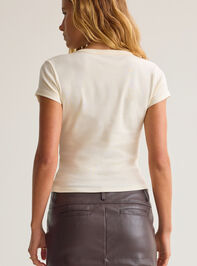 Raelyn Leather Mini Skirt Detail 4 - AS Kids