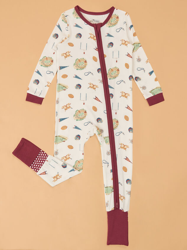 Billy Vintage Football Romper Detail 2 - AS Kids