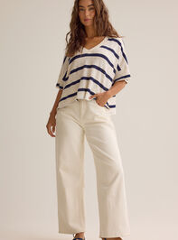 Dylan Striped V-Neck Top Detail 3 - AS Kids