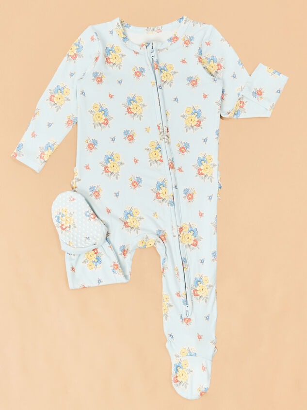 Rheagan Floral Ruffle Footie Detail 2 - ALTAR'D STATE KIDS