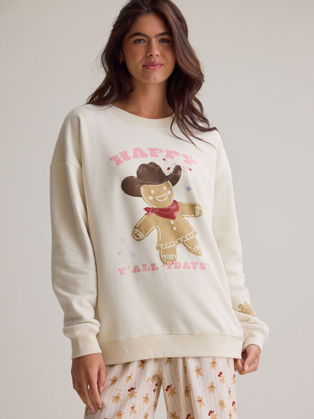 Happy Y'alliday Mama Pullover Detail 4 - AS Kids