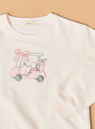 Gabby Golf Cart Embroidered Sweatshirt Detail 3 - ALTAR'D STATE KIDS