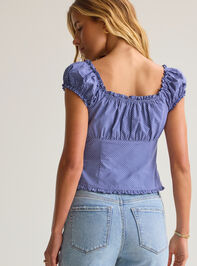Seraphina Dot Button Up Top Detail 6 - AS Kids