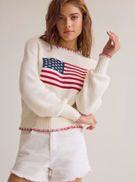 Newport American Flag Contrast Sweater - AS Kids