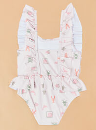 Island Dream One-Piece Swimsuit Detail 3 - AS Kids