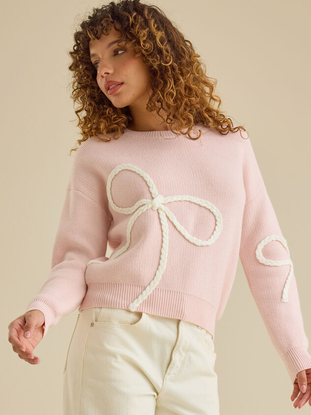 Braided Bow Mama Sweater - ALTAR'D STATE KIDS
