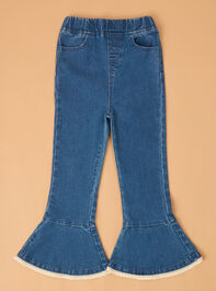 Willa Embroidered Poncho And Jeans Detail 5 - AS Kids