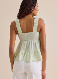 Adrianna Striped Babydoll Tank Detail 4 - ALTAR'D STATE KIDS