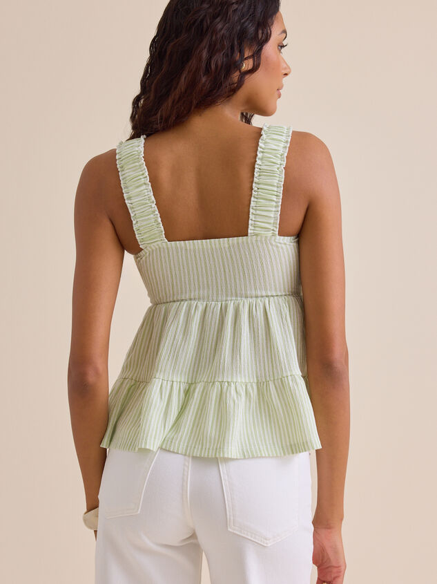 Adrianna Striped Babydoll Tank Detail 4 - ALTAR'D STATE KIDS