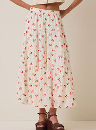 Jackie Embroidered Midi Skirt Detail 2 - AS Kids