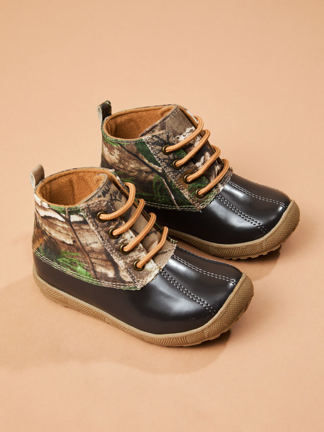Levi Camo Duck Boot Detail 2 - AS Kids