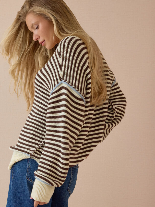 Pia Striped Sweater Detail 5 - AS Kids