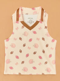 Touchdowns and Bows Polo Tank - AS Kids
