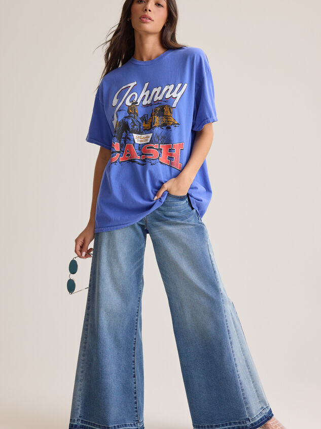 Johnny Cash Oversize Tee Detail 3 - AS Kids