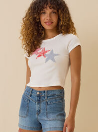 Sable Denim Shorts Detail 3 - ALTAR'D STATE KIDS