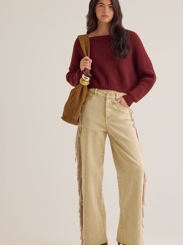 Dutton High Rise Straight Leg Jeans Detail 2 - AS Kids