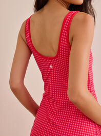 Gingham Game-Changer Active Dress Detail 6 - AS Kids