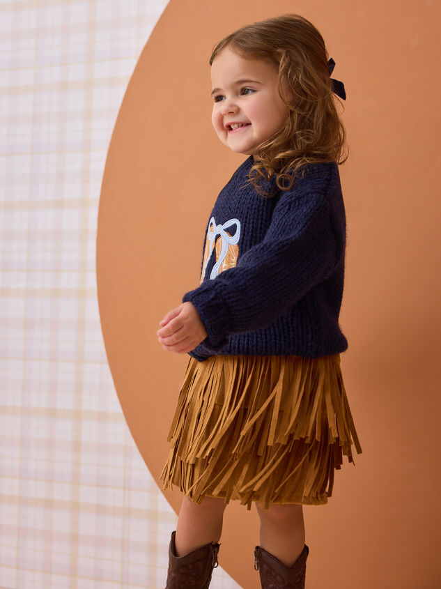 Willa Western Dress with Sweater Set Detail 2 - AS Kids