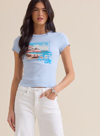 Bethany Postcard Baby Tee - ALTAR'D STATE KIDS