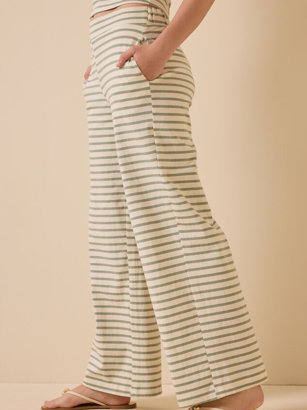 Poppy Stripe Lounge Pants Detail 4 - ALTAR'D STATE KIDS