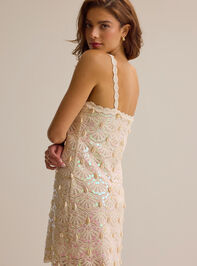 Sydney Shell Mini Dress Detail 4 - AS Kids