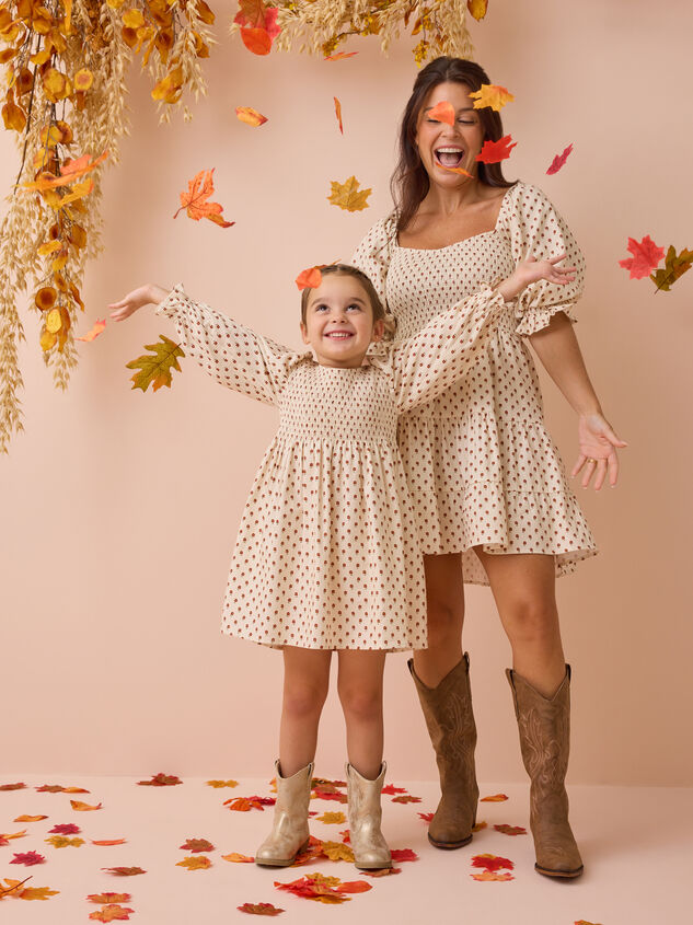 Carrie Floral Toddler Dress Detail 3 - AS Kids