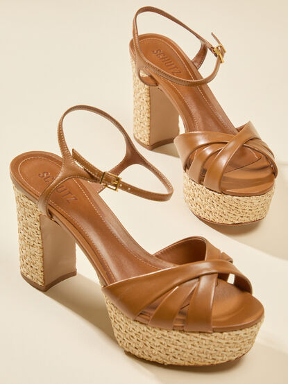 Schutz Keefa Raffia Heel - AS Kids