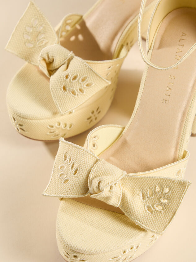 Liloa Eyelet Platform Heel Detail 2 - ALTAR'D STATE KIDS