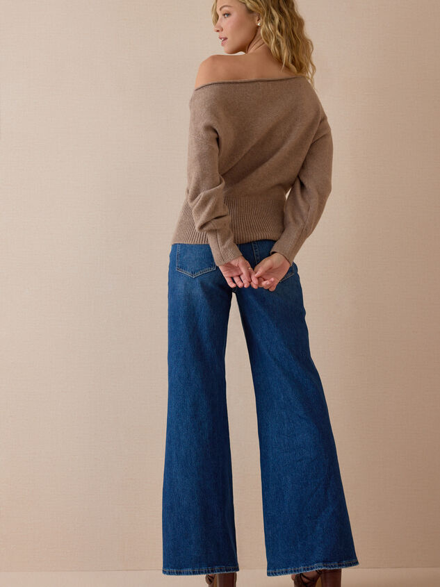 Marisol Boatneck Sweater Detail 6 - AS Kids