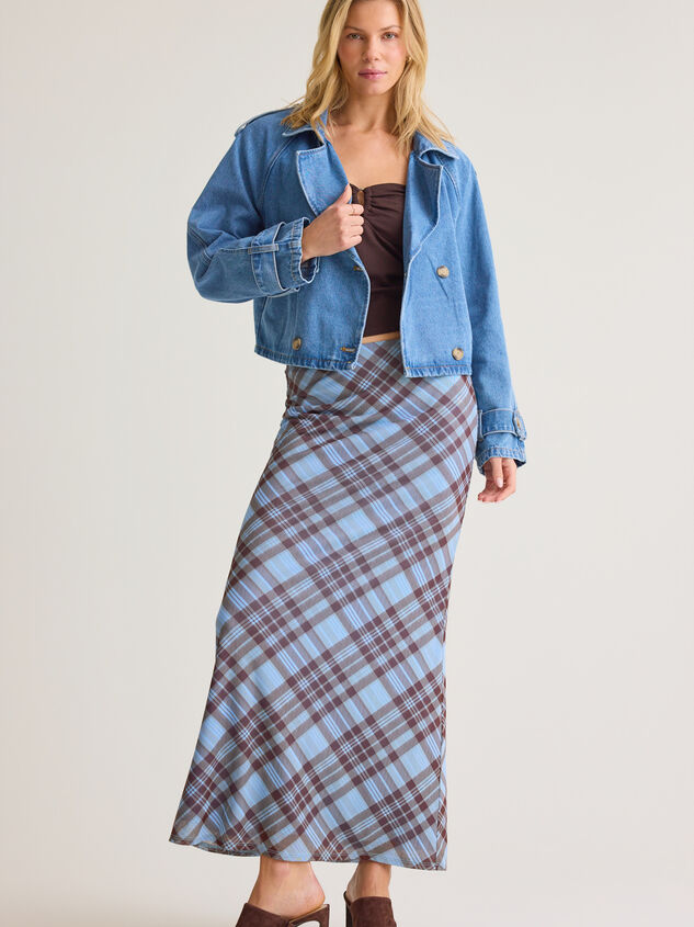 Margot Cropped Denim Trench Detail 4 - AS Kids