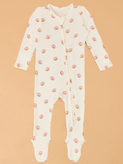 Mini Football Long Sleeve Footie - AS Kids