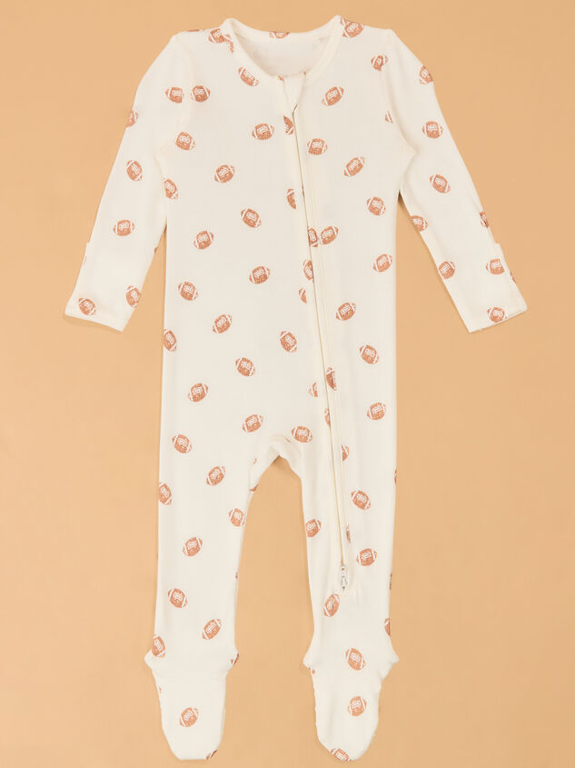 Mini Football Long Sleeve Footie - AS Kids