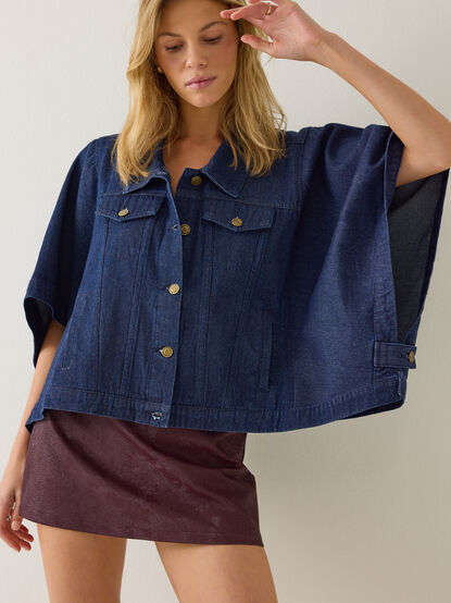 Emy Denim Cape Jacket - AS Kids