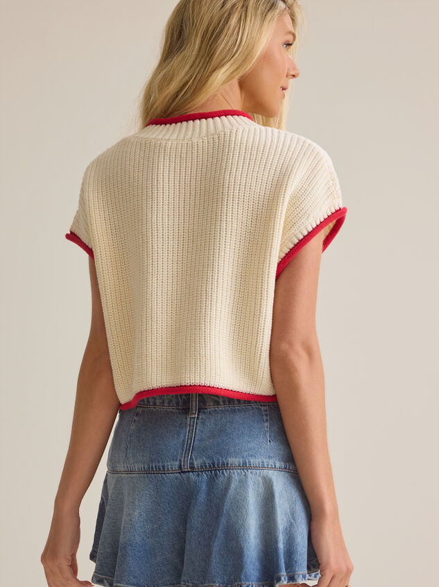 Megan Flag Sweater Detail 6 - AS Kids