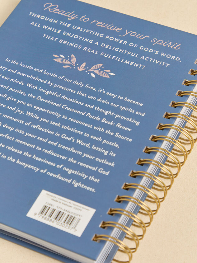 Renew Your Mind Devotional Crossword Puzzle Book Detail 4 - AS Kids
