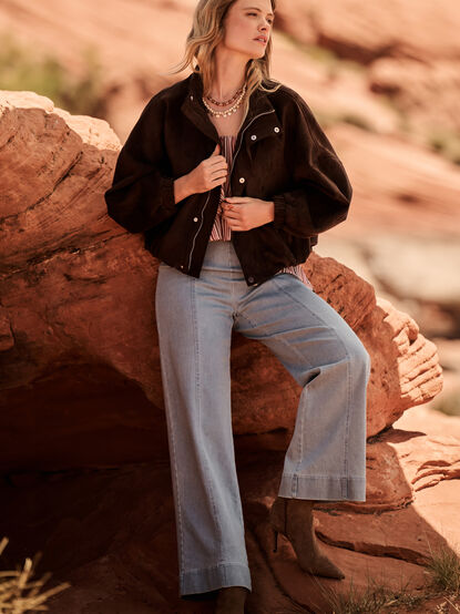 Tillie Suede Bubble Jacket - AS Kids