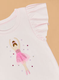 Clara Ballerina Tee by Mudpie Detail 3 - AS Kids