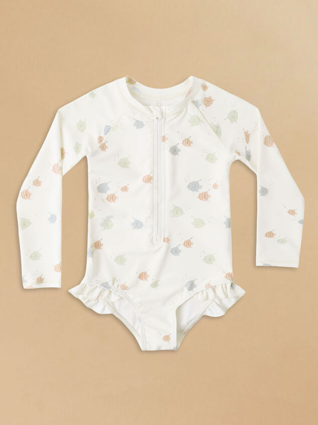 Angel Fish One-Piece Rashguard by Rylee + Cru - ALTAR'D STATE KIDS