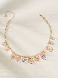 Pink Floral Charm Necklace - ALTAR'D STATE KIDS