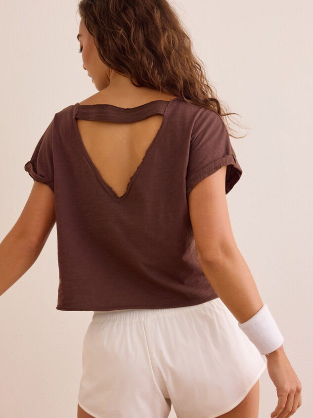 Drip Open Back Tee Detail 5 - AS Kids