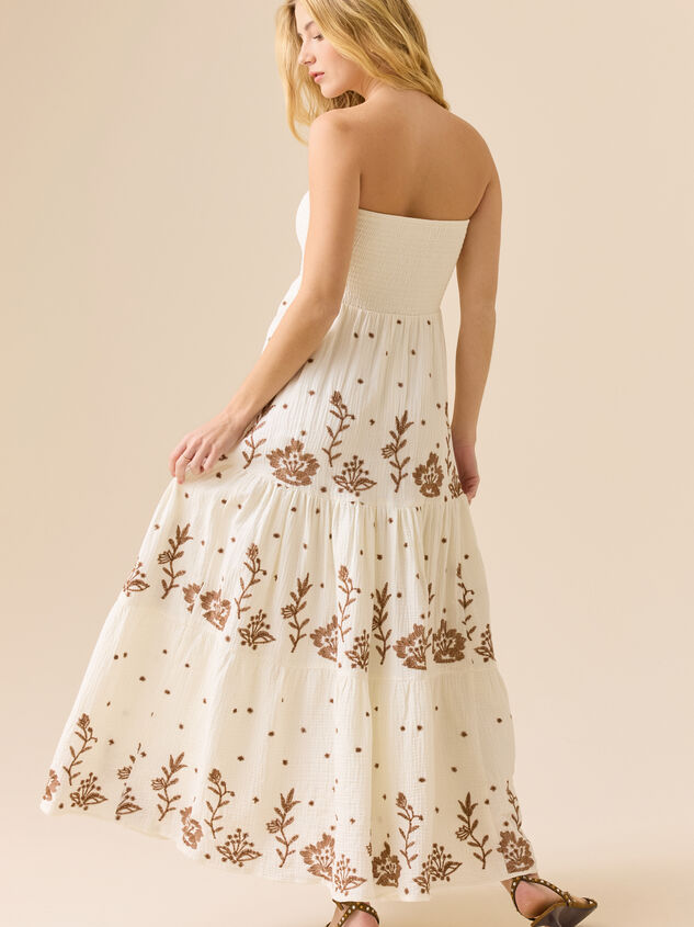 Melanie Strapless Maxi Dress Detail 4 - ALTAR'D STATE KIDS