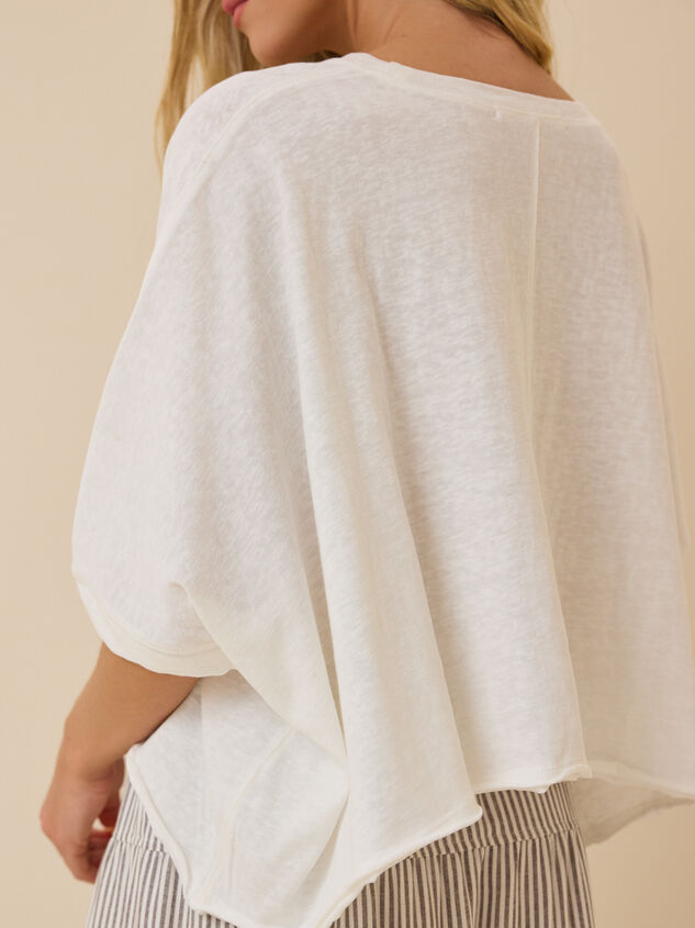 McKenna Oversized Boxy Crop Tee Detail 6 - AS Kids