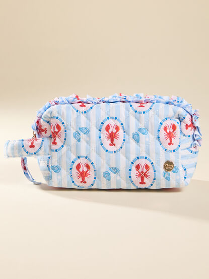 Seaside Lobster Quilted Cosmetic Pouch - ALTAR'D STATE KIDS